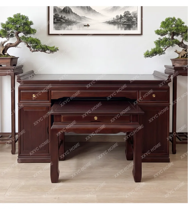 New Chinese Style Solid Wood Offering Table, Central Hall Buddha Niche, Deity Stand, Household Simple Incense Table
New Chinese Style Solid Wood Offering Table, Central Hall Buddha Niche, Deity Stand, Household Simple Incense Table