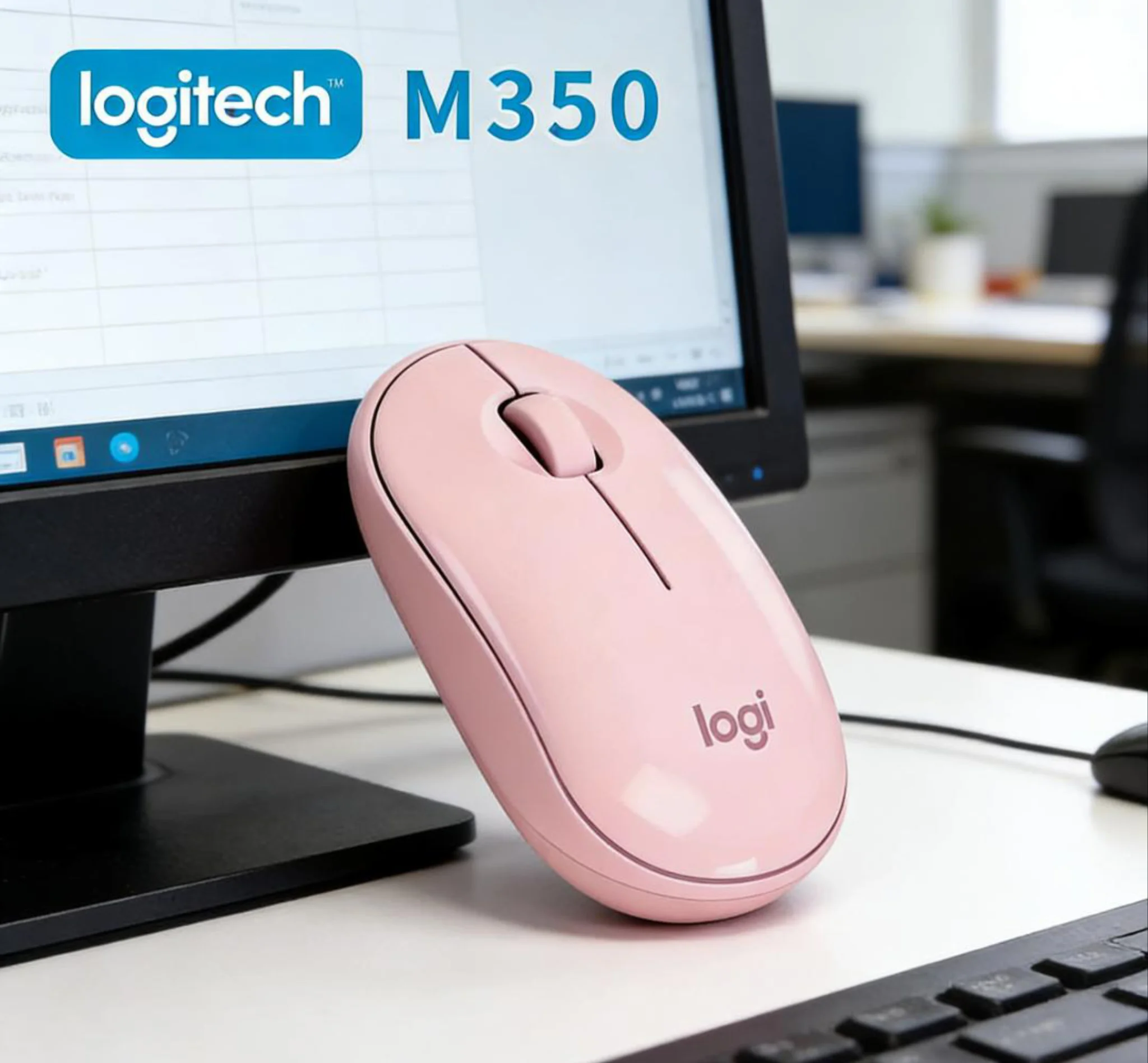 Беспроводная Bluetooth-мышь Logitech M350, бесшумный клик, эргономичный дизайн, двойной режим, портативная, долговечная батарея + M650/M330/G203
Беспроводная Bluetooth-мышь Logitech M350, бесшумный клик, эргономичный дизайн, двойной режим, портативная, долговечная батарея + M650/M330/G203