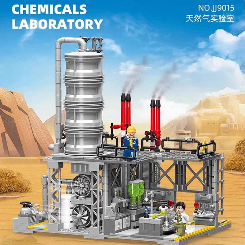 City Chemical Plant Natural Gas Laboratory Building Blocks Model Toy Gift
City Chemical Plant Natural Gas Laboratory Building Blocks Model Toy Gift