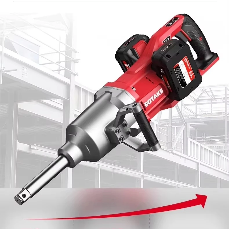 T9 High Torque Electric Wrench for Railway Tower Cranes - Brushless Impact Electric Cannon 4000 Lithium Battery
T9 High Torque Electric Wrench for Railway Tower Cranes - Brushless Impact Electric Cannon 4000 Lithium Battery