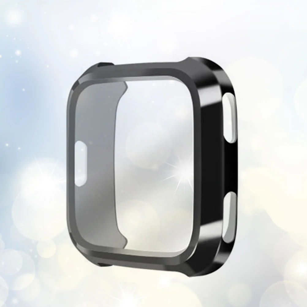 Watch Protective Case TPU Silicone Watch Shell Anti-Scratch Sports Accessories Compatible with Fitbit Black
Watch Protective Case TPU Silicone Watch Shell Anti-Scratch Sports Accessories Compatible with Fitbit Black