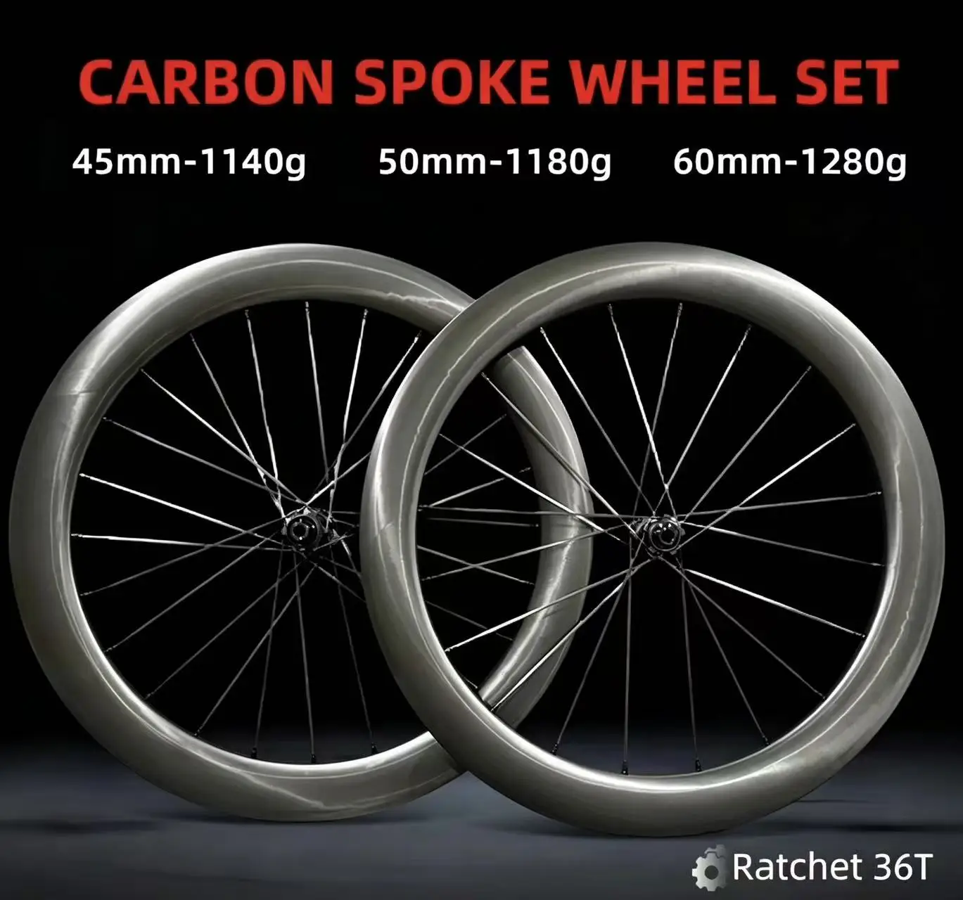 Goldix R180SL 700C Lightweight Carbon Spoke Road Wheels 36T Ratchet Wheel Set Disc Brake Clincher Tubeless Compatible
Goldix R180SL 700C Lightweight Carbon Spoke Road Wheels 36T Ratchet Wheel Set Disc Brake Clincher Tubeless Compatible