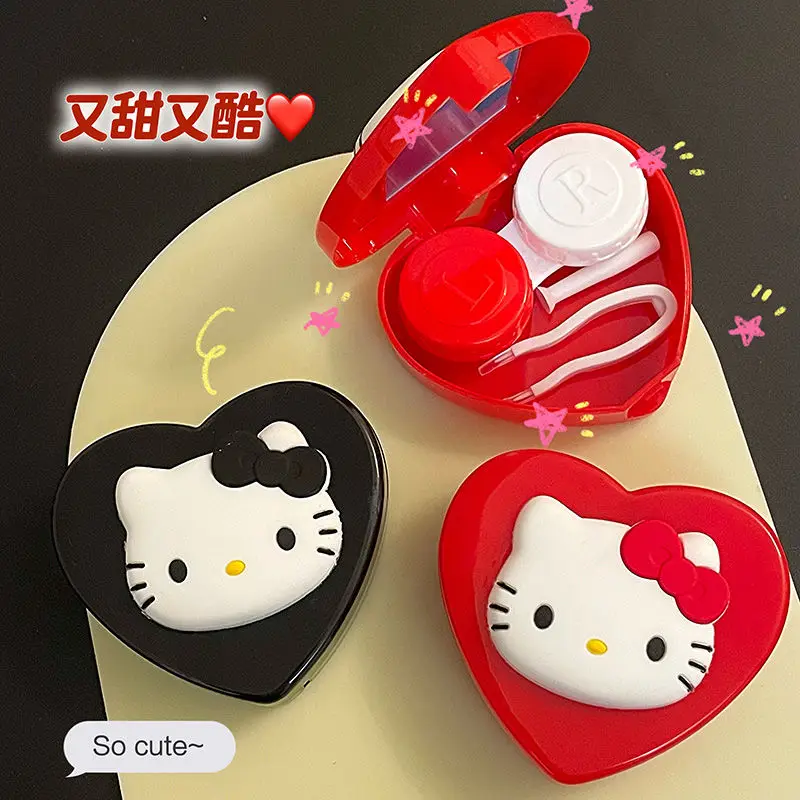 Three-Dimensional Hello Kitty Love Contact Lens Case Kawaii Sanrio Kitty Cat Women Contact Box Travel Contact Lens Storage Box
Three-Dimensional Hello Kitty Love Contact Lens Case Kawaii Sanrio Kitty Cat Women Contact Box Travel Contact Lens Storage Box