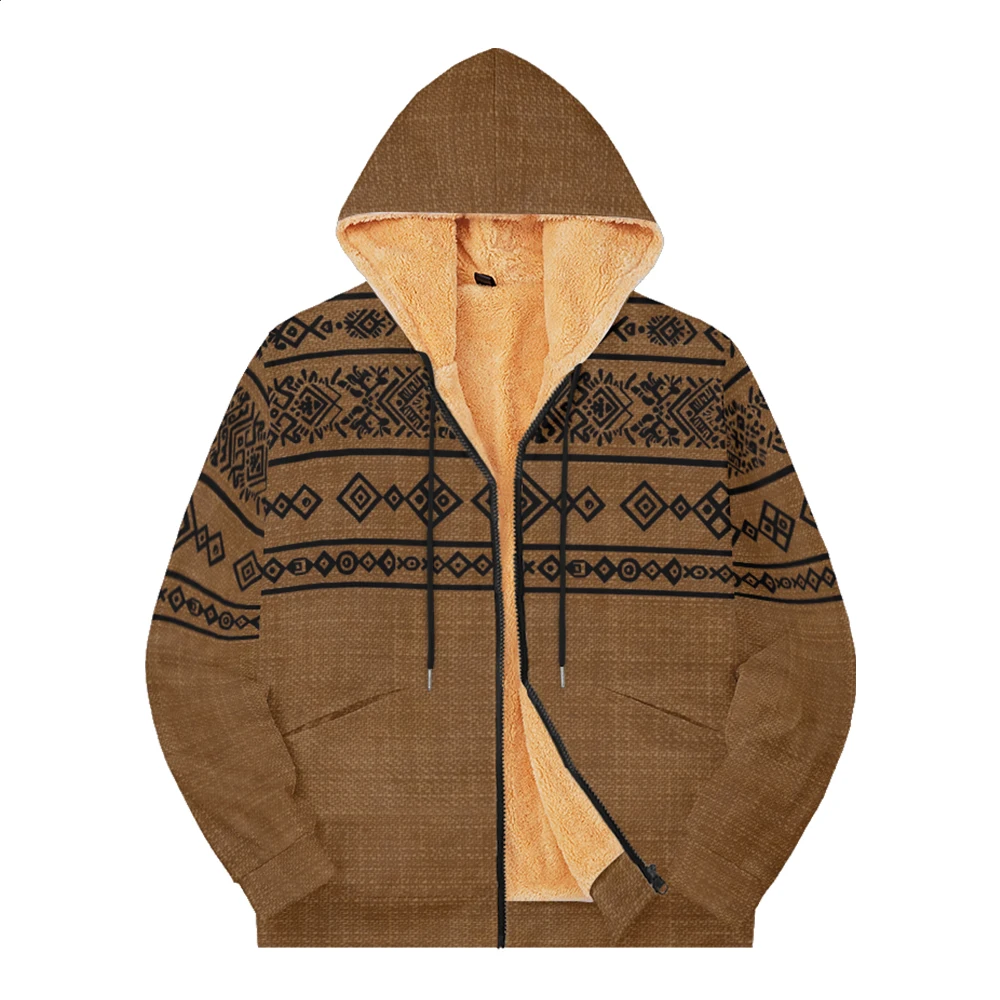 Thick Men's Wool Jacket with Hoodie, Warm and Casual Winter Pullover Coat with Zippered Pockets
Thick Men's Wool Jacket with Hoodie, Warm and Casual Winter Pullover Coat with Zippered Pockets