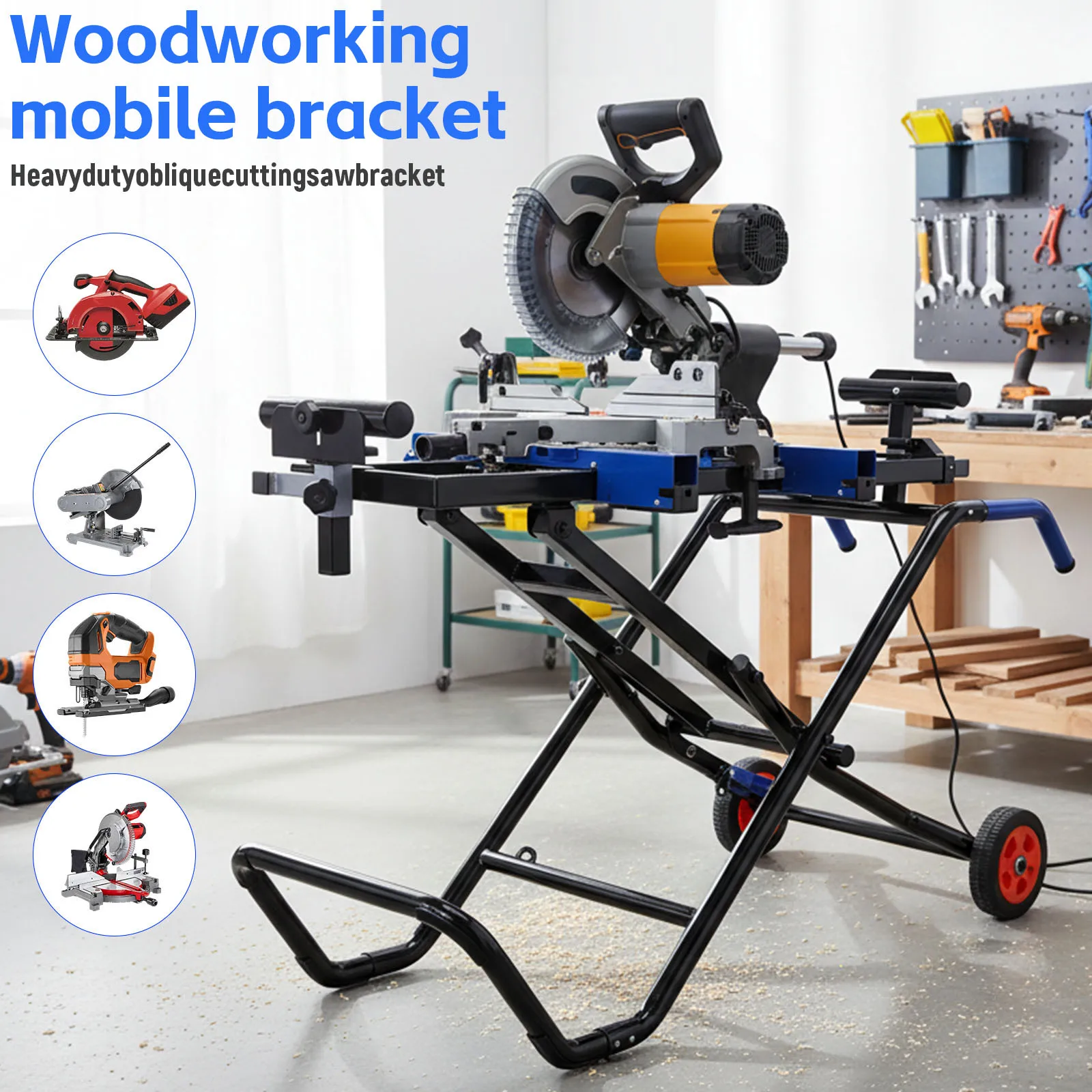 Portable Table Saw Stand 330Lbs Load Capacity Portable Saw Horse Heavy-Duty Steel Frame Universal for Most Brands of Table Saws
Portable Table Saw Stand 330Lbs Load Capacity Portable Saw Horse Heavy-Duty Steel Frame Universal for Most Brands of Table Saws