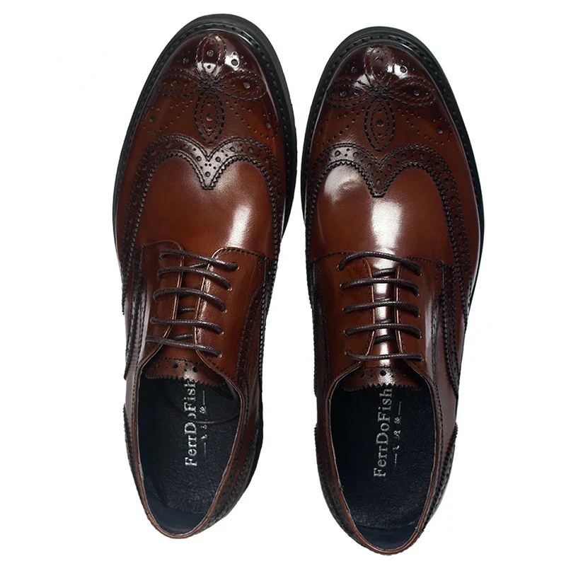 2024 Spring And Autumn New Men's Formal Shoes Genuine Leather Thick Sole Lace Up Business Casual Shoes
2024 Spring And Autumn New Men's Formal Shoes Genuine Leather Thick Sole Lace Up Business Casual Shoes