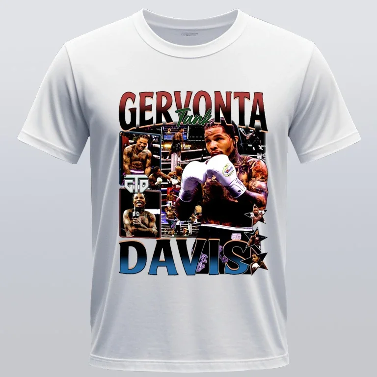 Men Cotton Tank Gervonta Davis T-shirts Vintage Mens Clothing graphic t shirts Unisex Streetwear Tees Harajuku Short Sleeve
Men Cotton Tank Gervonta Davis T-shirts Vintage Mens Clothing graphic t shirts Unisex Streetwear Tees Harajuku Short Sleeve