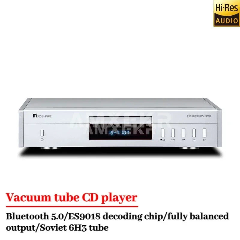MUZISHARE C7 Tube CD Player 5.0 Bluetooth ES9018 Decoding Fully Balanced with Remote Control Home Theater
MUZISHARE C7 Tube CD Player 5.0 Bluetooth ES9018 Decoding Fully Balanced with Remote Control Home Theater