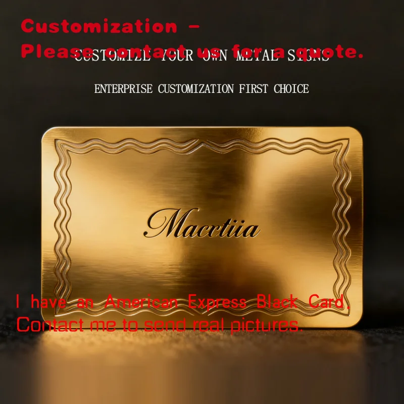 custom.Promotional Quality Metal Stainless Steel Cards Unique Luxury Custom Size and Metal Plating Business Card with Customized
custom.Promotional Quality Metal Stainless Steel Cards Unique Luxury Custom Size and Metal Plating Business Card with Customized