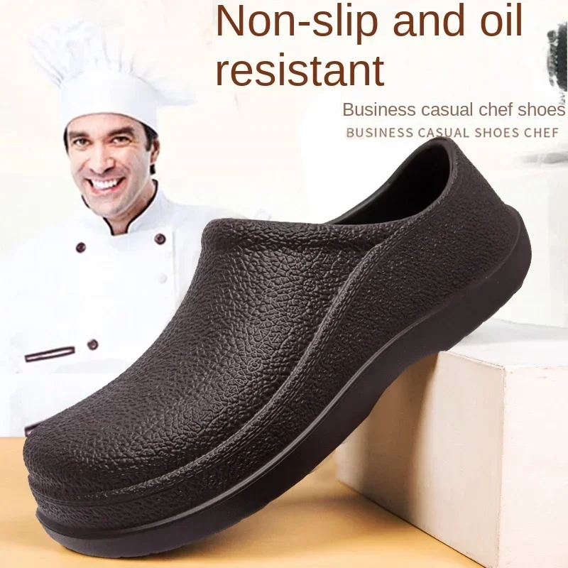 New Men's Anti-skid Oil Resistant Waterproof Wear-resistant Lightweight Lazy Beach Fashion Casual Chef Shoes Sandals for Hombre
New Men's Anti-skid Oil Resistant Waterproof Wear-resistant Lightweight Lazy Beach Fashion Casual Chef Shoes Sandals for Hombre