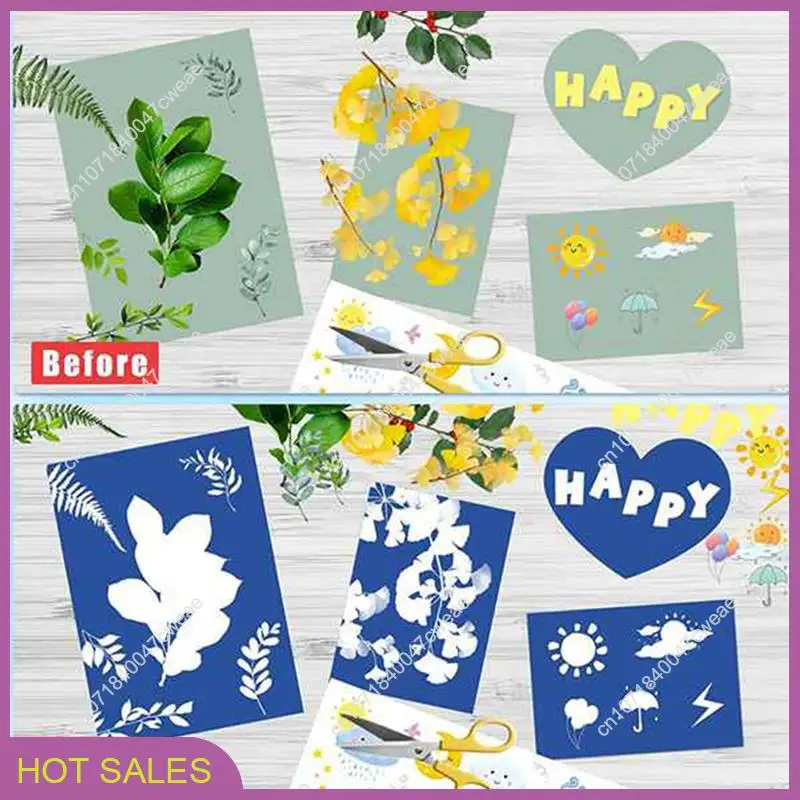 96Pcs Sun Print Paper, A5 Sun Art Paper With 1 Plastic Tool For Sun Printing Light Sensitive Solar Photography Paper Kit-A98U
96Pcs Sun Print Paper, A5 Sun Art Paper With 1 Plastic Tool For Sun Printing Light Sensitive Solar Photography Paper Kit-A98U
