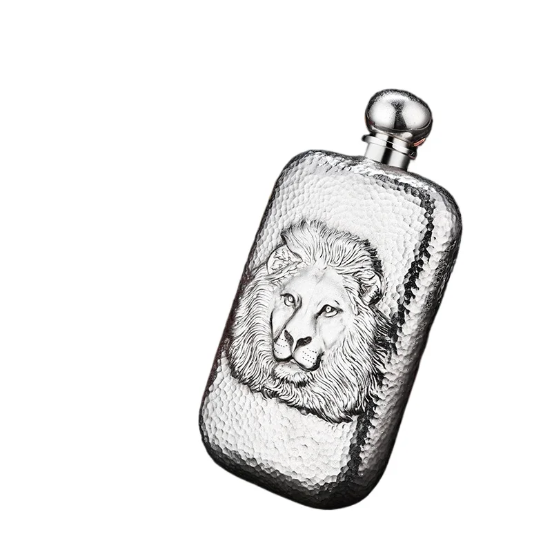 Полностью серебряный молотковой рельефный винный кувшин ручной работы, портативная бутылка вина, кувшин для хранения вина
Полностью серебряный молотковой рельефный винный кувшин ручной работы, портативная бутылка вина, кувшин для хранения вина