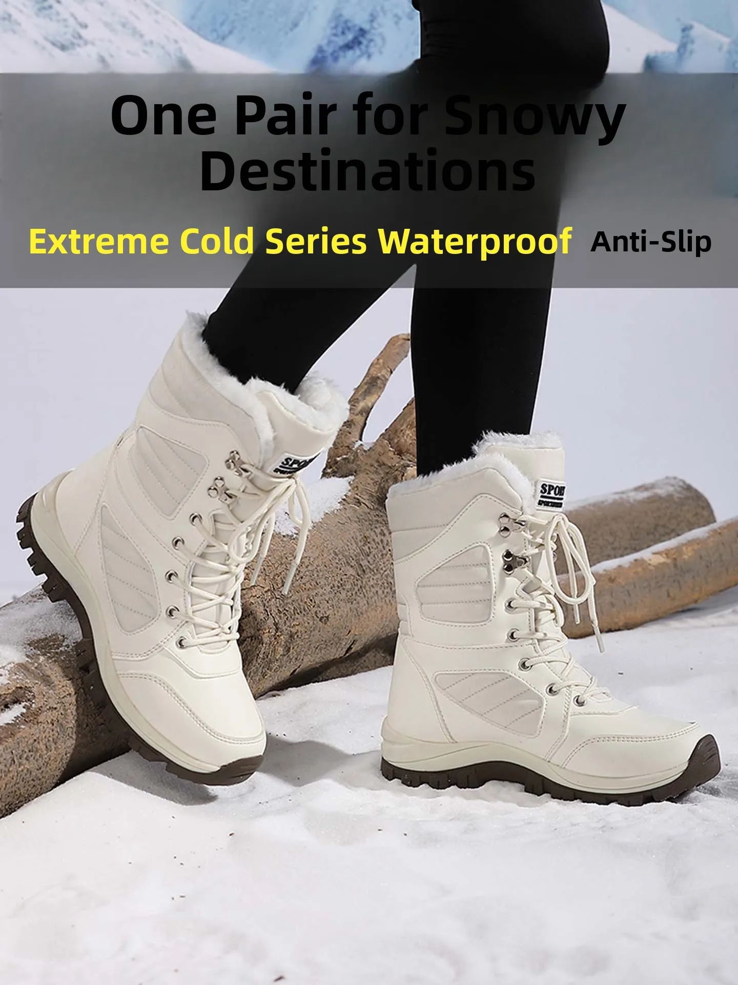 Женские зимние зимние ботинки, водонепроницаемые, противоскользящие, сохраняющие тепло, износостойкие, для альпинизма на открытом воздухе Snow oes
Женские зимние зимние ботинки, водонепроницаемые, противоскользящие, сохраняющие тепло, износостойкие, для альпинизма на открытом воздухе Snow oes