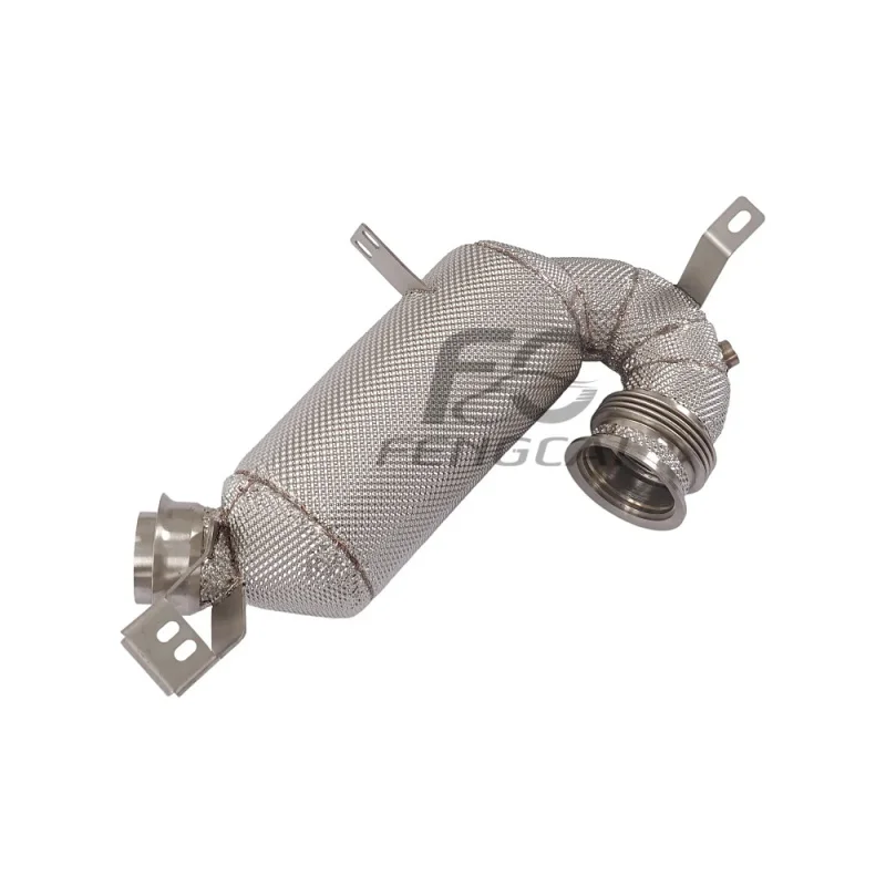 Stainless Steel Sport Exhaust Downpipe for Mercedes Benz AMG GLE53 GT50 3.0T 2024+Car Performance Exhaust Pipes with Heat Shield
Stainless Steel Sport Exhaust Downpipe for Mercedes Benz AMG GLE53 GT50 3.0T 2024+Car Performance Exhaust Pipes with Heat Shield