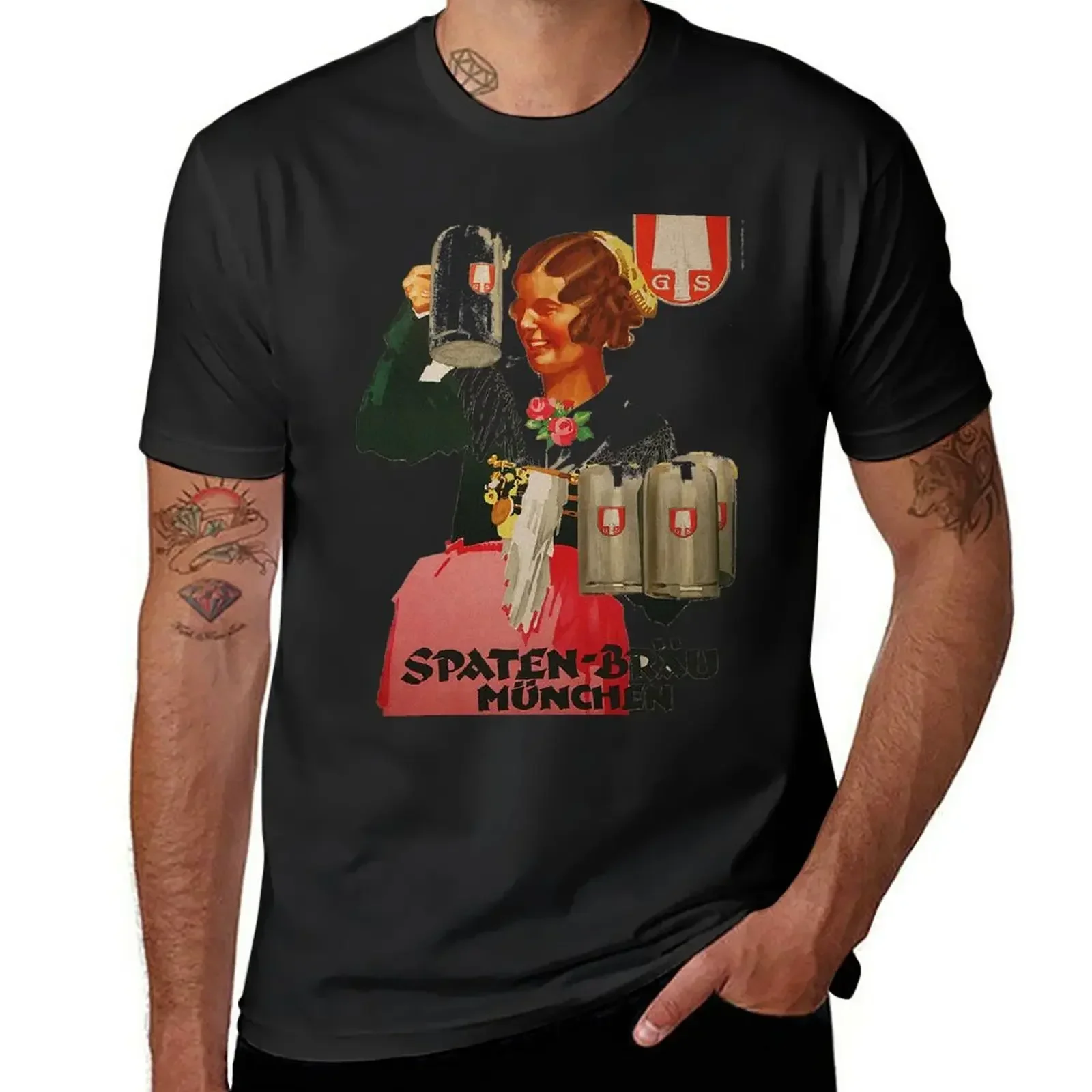 Vintage Oktoberfest..Bavarian waitress T-Shirt graphic tee shirt man clothes mens cotton t shirts
Vintage Oktoberfest..Bavarian waitress T-Shirt graphic tee shirt man clothes mens cotton t shirts