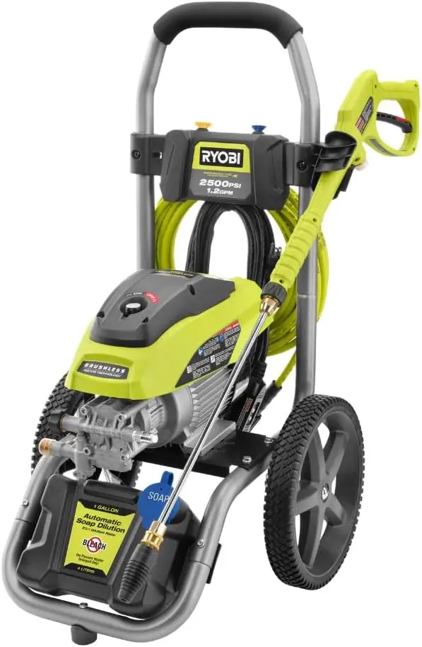 2500 PSI 1.2 GPM High Performance Cold Water Electric Pressure Washer
2500 PSI 1.2 GPM High Performance Cold Water Electric Pressure Washer
