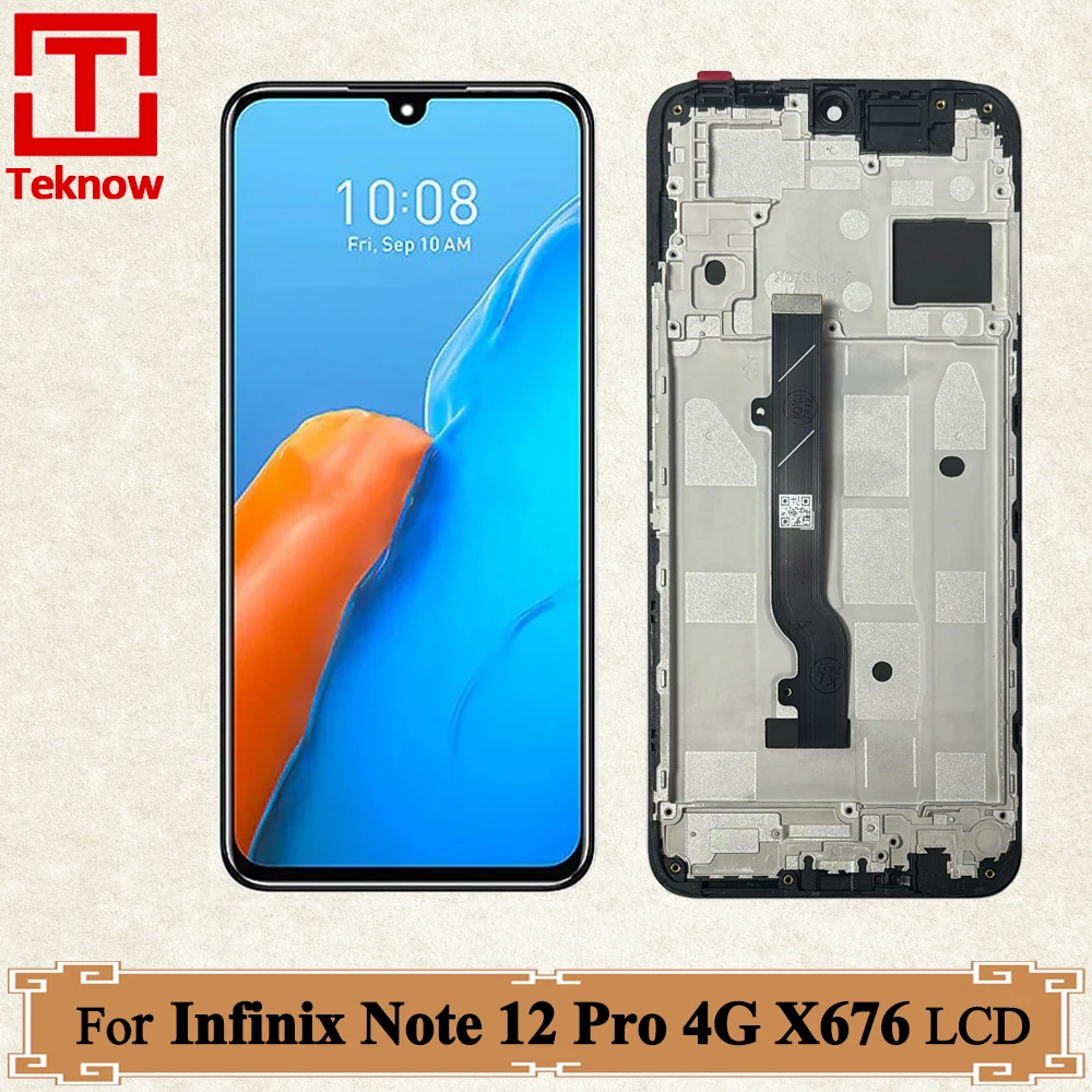 AMOLED 6,7 "для Infinix Note 12 Pro 4G X676B ЖК-экран, рамка сенсорной панели, дигитайзер, замена для Infinix Note 12 2023 X676C LCD
AMOLED 6,7 "для Infinix Note 12 Pro 4G X676B ЖК-экран, рамка сенсорной панели, дигитайзер, замена для Infinix Note 12 2023 X676C LCD