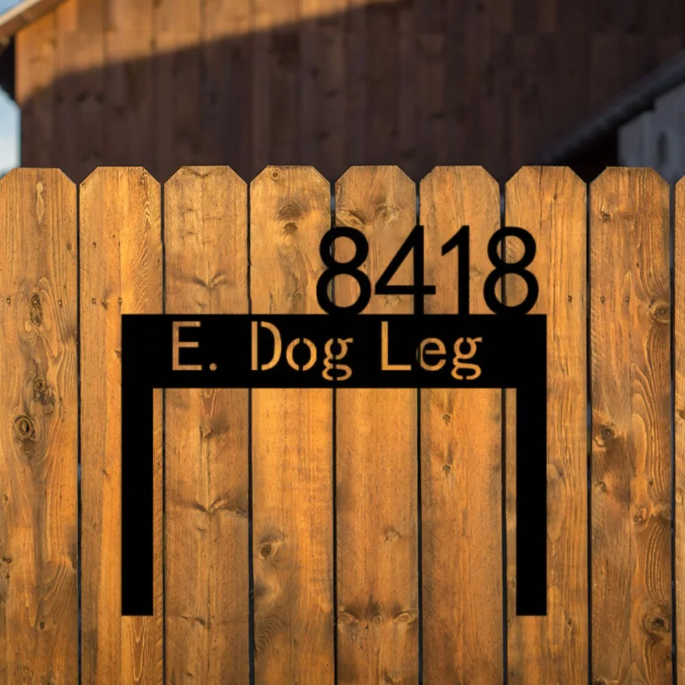 Enhance Your Home's Exterior with 1pc Chic Personalized Metal Address Sign, Featuring Street Name, for A Sophisticated Yard Look
Enhance Your Home's Exterior with 1pc Chic Personalized Metal Address Sign, Featuring Street Name, for A Sophisticated Yard Look
