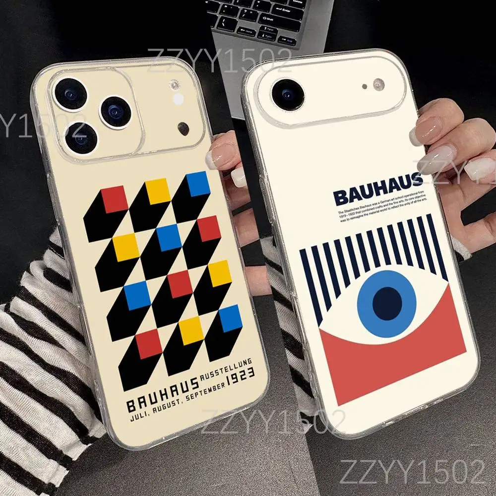 Geometric Bauhaus Art For iPhone 17,16,15,14,13,12,11 Pro,Max,Plus,X,XS,XR,SE4,E Mini Transparent Soft Anti-Slip Grip
Geometric Bauhaus Art For iPhone 17,16,15,14,13,12,11 Pro,Max,Plus,X,XS,XR,SE4,E Mini Transparent Soft Anti-Slip Grip