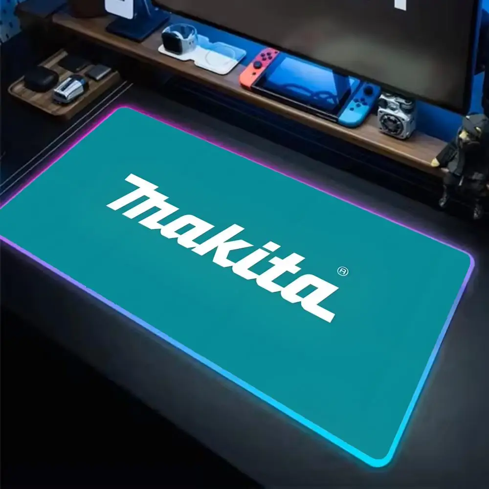 Коврик для мыши Makita, игровой коврик для мыши в стиле аниме, светодиодные настольные коврики с подсветкой, резиновые настольные коврики XXL с RGB-подсветкой
Коврик для мыши Makita, игровой коврик для мыши в стиле аниме, светодиодные настольные коврики с подсветкой, резиновые настольные коврики XXL с RGB-подсветкой