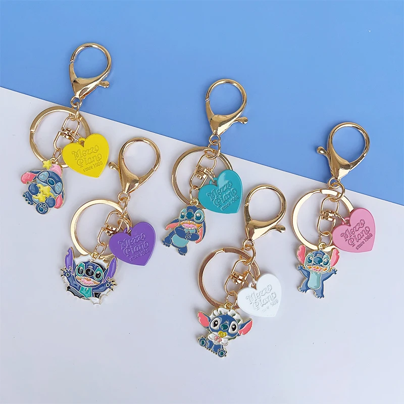 Cartoon Cute Disney Stitch Keychain New Love Pendant Stitch Bag Accessories Couple Girls Birthday Gift Kids Anime Toys
Cartoon Cute Disney Stitch Keychain New Love Pendant Stitch Bag Accessories Couple Girls Birthday Gift Kids Anime Toys