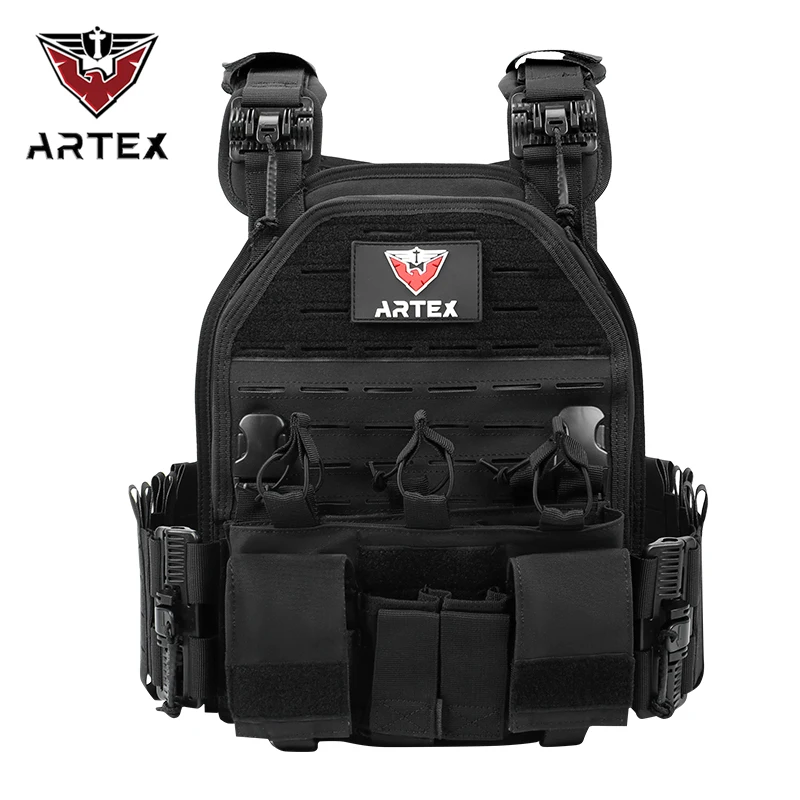 ARTEX8008 Outdoor Tactical Vest 6094 Laser Quick Detach MOLLE System Multifunctional Protective Vest Customizable
ARTEX8008 Outdoor Tactical Vest 6094 Laser Quick Detach MOLLE System Multifunctional Protective Vest Customizable