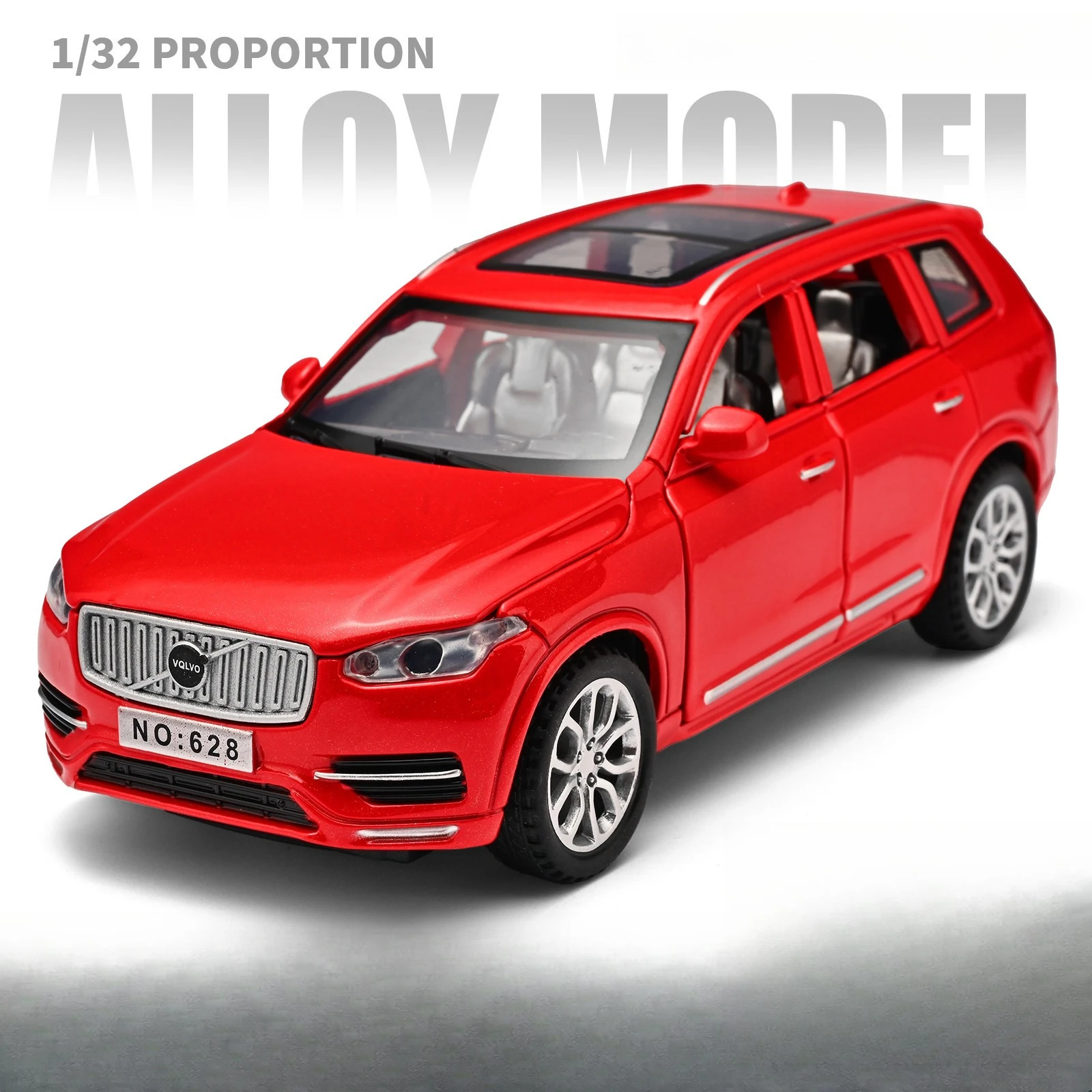 1:32 XC90 SUV Alloy Car Model Diecast & Toy Metal Vehicles Car Model Collection Sound and Light High Simulation Game Gift
1:32 XC90 SUV Alloy Car Model Diecast & Toy Metal Vehicles Car Model Collection Sound and Light High Simulation Game Gift