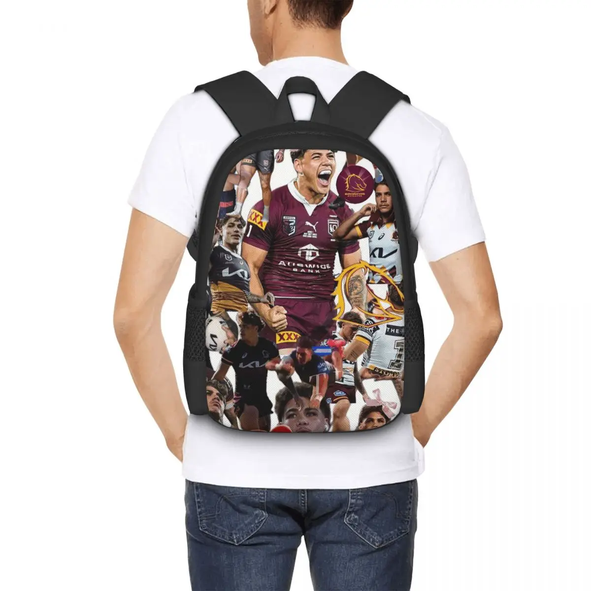 Reece Walsh Nrl Hot Collage Photos Student Backpack School Bag Hiking Travel Daypack for Men Women Fashion Bookbag Shoulder Bags
Reece Walsh Nrl Hot Collage Photos Student Backpack School Bag Hiking Travel Daypack for Men Women Fashion Bookbag Shoulder Bags