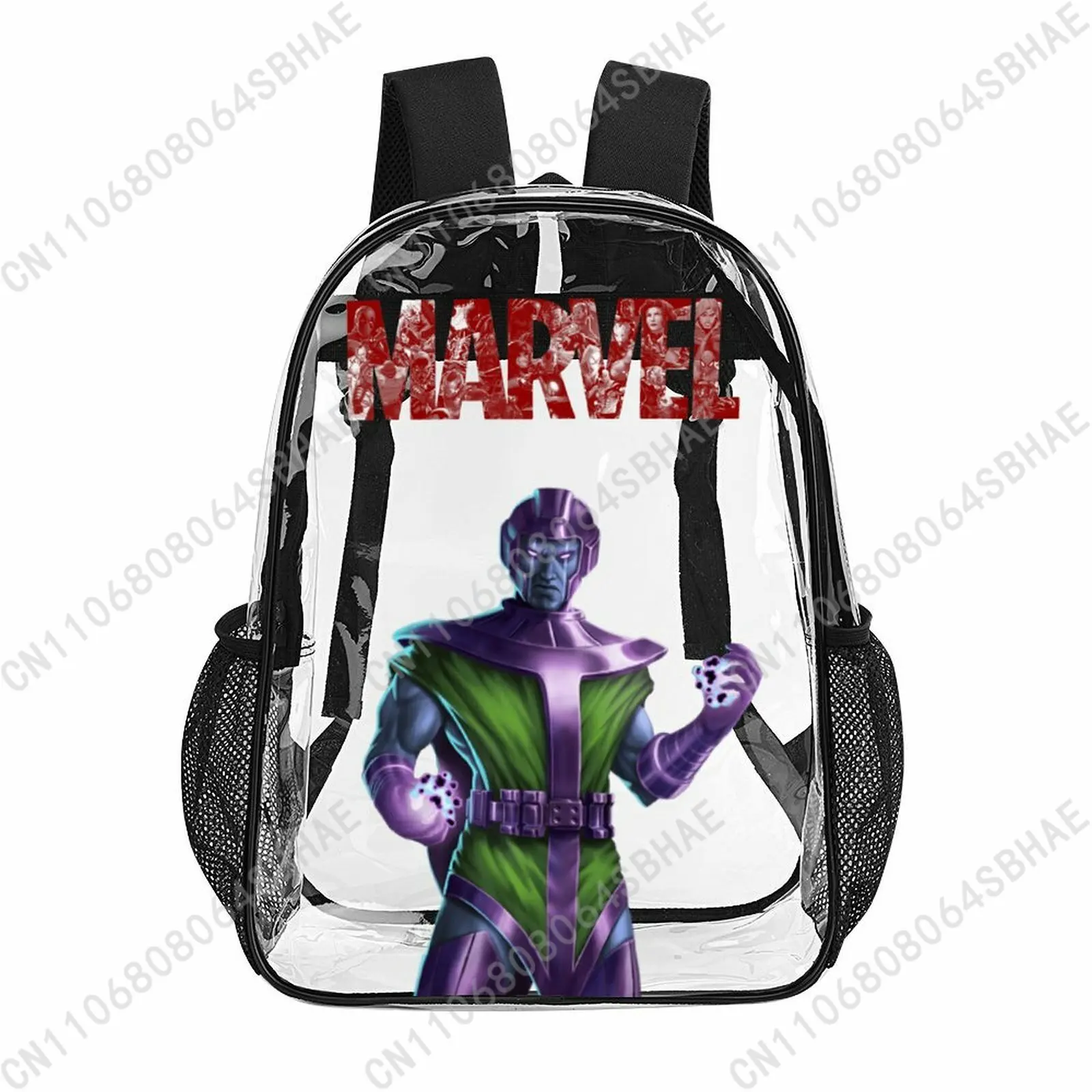 Модный прозрачный рюкзак Marvel Kang 17 дюймов для мужчин, женщин и подростков, персонализированная прозрачная сумка из ПВХ, подарки для косплея
Модный прозрачный рюкзак Marvel Kang 17 дюймов для мужчин, женщин и подростков, персонализированная прозрачная сумка из ПВХ, подарки для косплея
