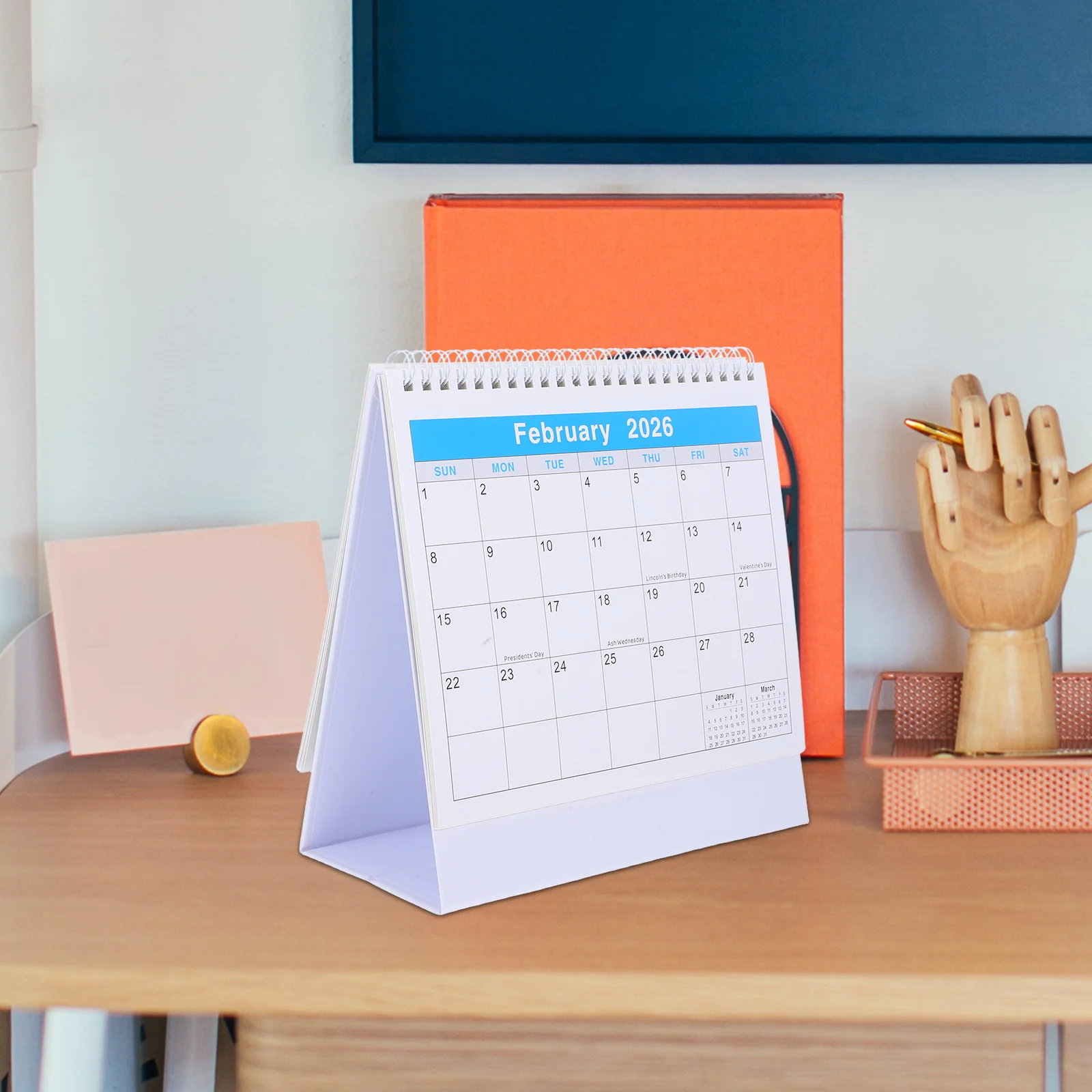 Large Desktop Calendar 2026 Sturdy Paper Easy Flip Pages for Work Schedule Planning Daily Organizer Professional Business
Large Desktop Calendar 2026 Sturdy Paper Easy Flip Pages for Work Schedule Planning Daily Organizer Professional Business