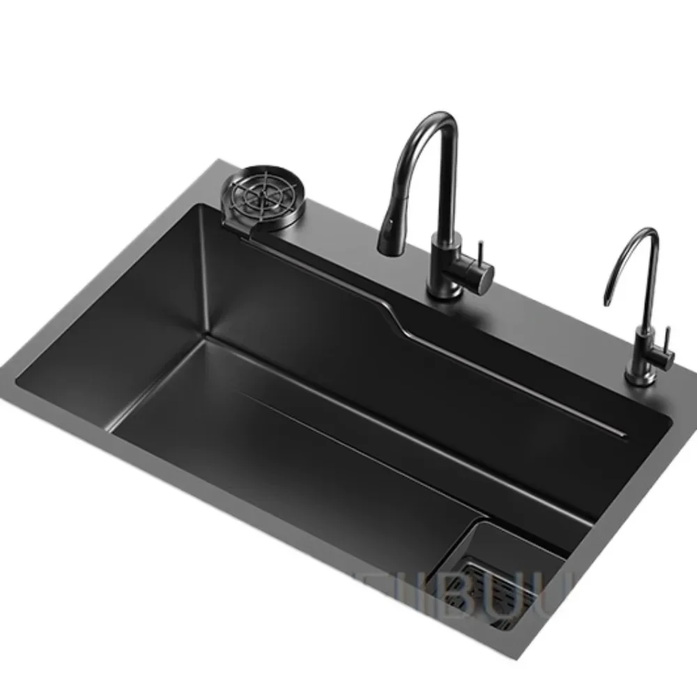 Large capacity stainless steel kitchen sink, multi-purpose vegetable workstation wear-resistant single slot accessory
Large capacity stainless steel kitchen sink, multi-purpose vegetable workstation wear-resistant single slot accessory