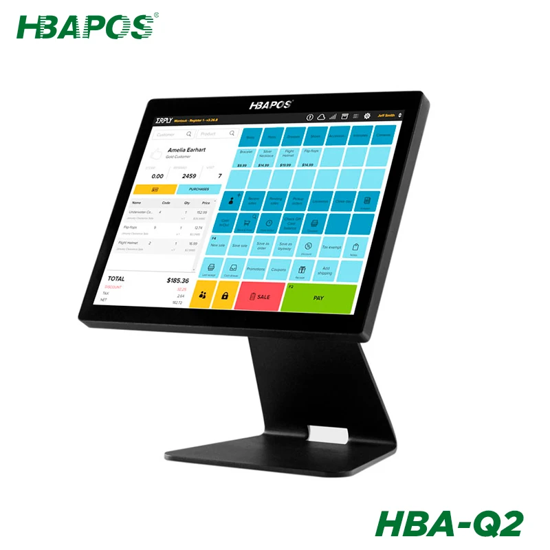 POS-терминал с двумя экранами ATV&UTVHBAPOS, черный металлический, универсальный, для малого бизнеса, с функцией кассового аппарата
POS-терминал с двумя экранами ATV&UTVHBAPOS, черный металлический, универсальный, для малого бизнеса, с функцией кассового аппарата