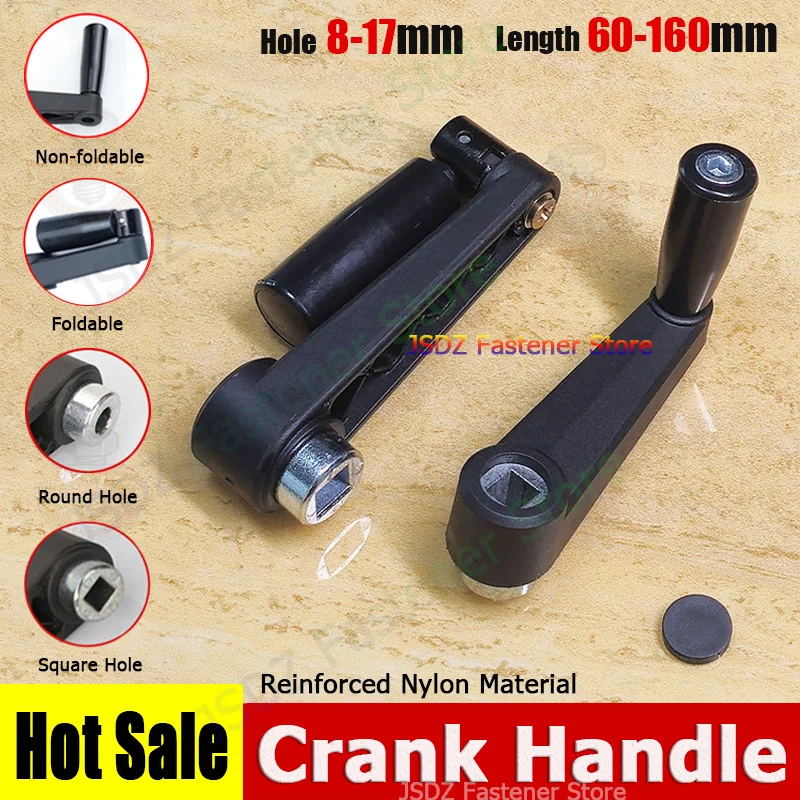1-5pcs Length 60-160mm Crank Handle Metal Circular/Square Hole 8-17mm Foldable/Non-foldable Handle For Turning&Milling Machines
1-5pcs Length 60-160mm Crank Handle Metal Circular/Square Hole 8-17mm Foldable/Non-foldable Handle For Turning&Milling Machines