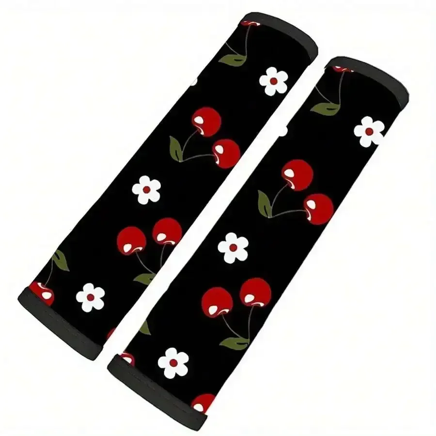 2pcs Red Cherry White Flower Car Seatbelt Covers Polyester Universal Fit Comfortable Travel Accessory
2pcs Red Cherry White Flower Car Seatbelt Covers Polyester Universal Fit Comfortable Travel Accessory