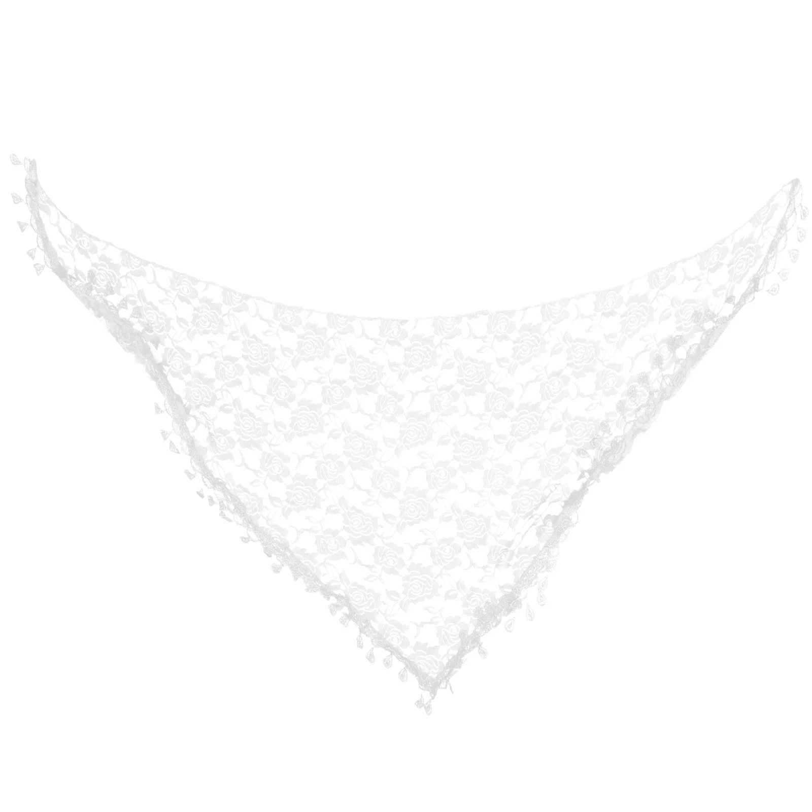 Lace Triangle Scarf Fringe Veil Women White Bridal Shawl Sunscreen Headscarf Lightweight Breathable Comfortable Accessory
Lace Triangle Scarf Fringe Veil Women White Bridal Shawl Sunscreen Headscarf Lightweight Breathable Comfortable Accessory