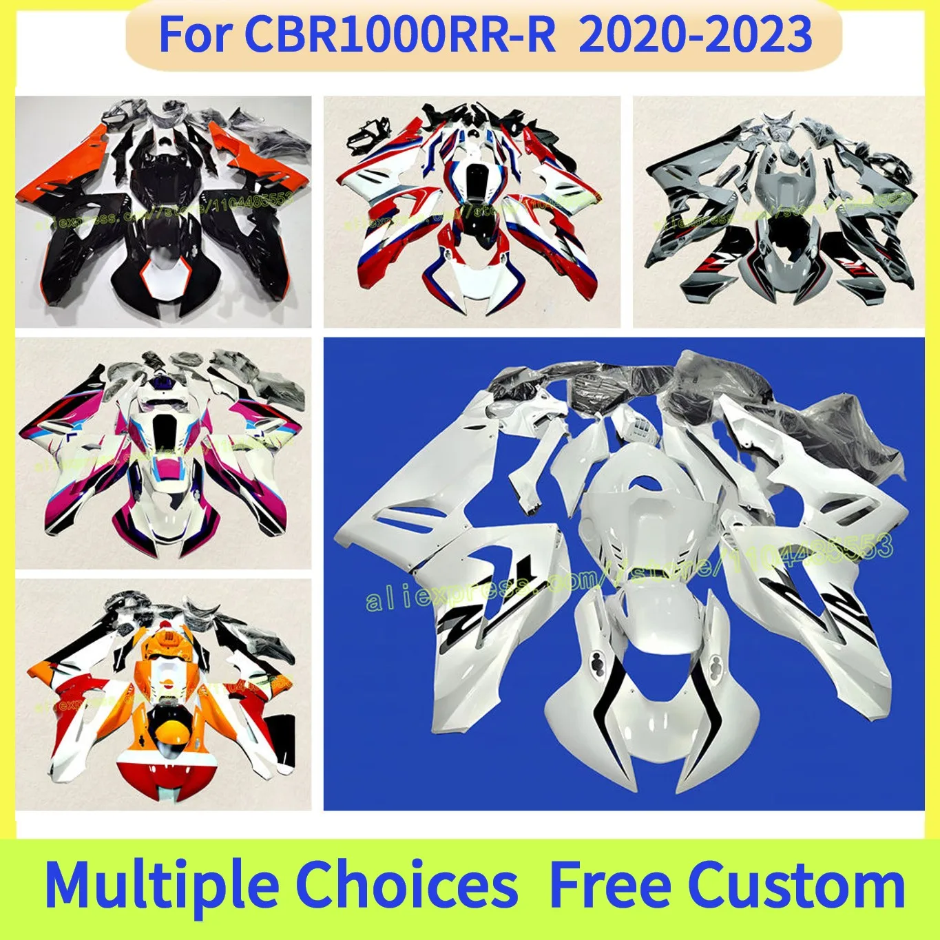 Motorbike Fairing Body Kit For Honda CBR1000RR-R 2020-2023 Custom Print ABS Injection Shell Panels
Motorbike Fairing Body Kit For Honda CBR1000RR-R 2020-2023 Custom Print ABS Injection Shell Panels