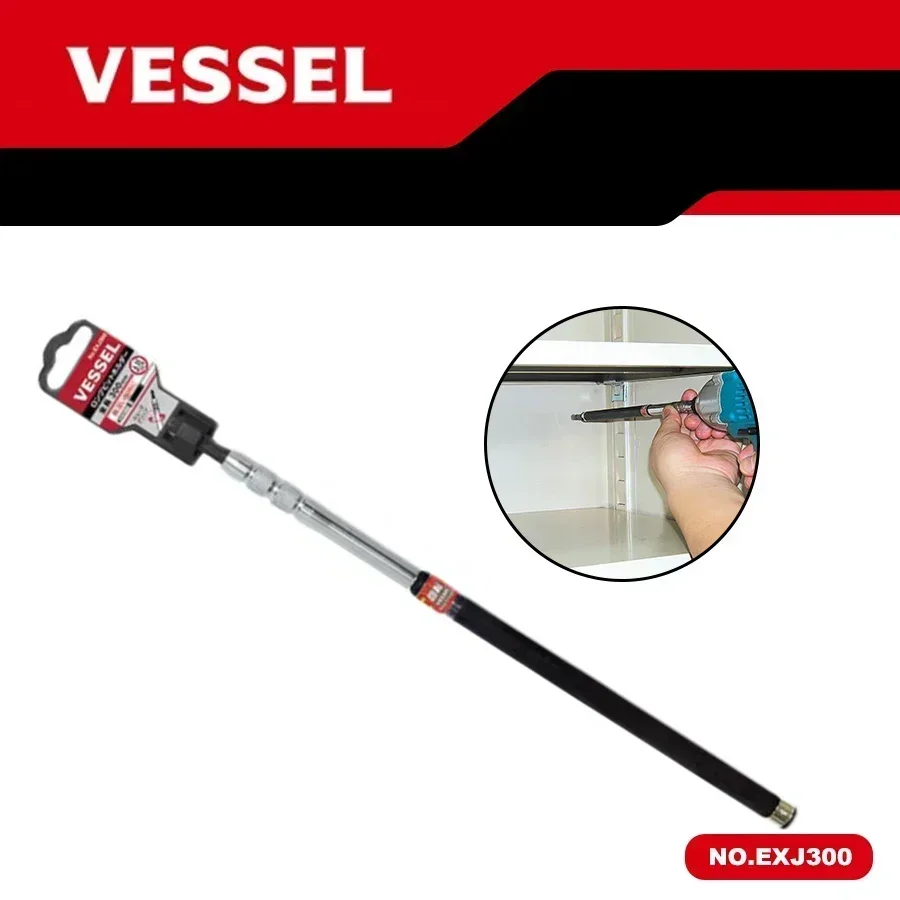 Длинный держатель бит VESSEL для затягивающих винтов с шестигранной головкой 6,35 мм в высоком и барьере, японский поворотный держатель бит EXJ150 EXJ300 WBJ100 
Длинный держатель бит VESSEL для затягивающих винтов с шестигранной головкой 6,35 мм в высоком и барьере, японский поворотный держатель бит EXJ150 EXJ300 WBJ100