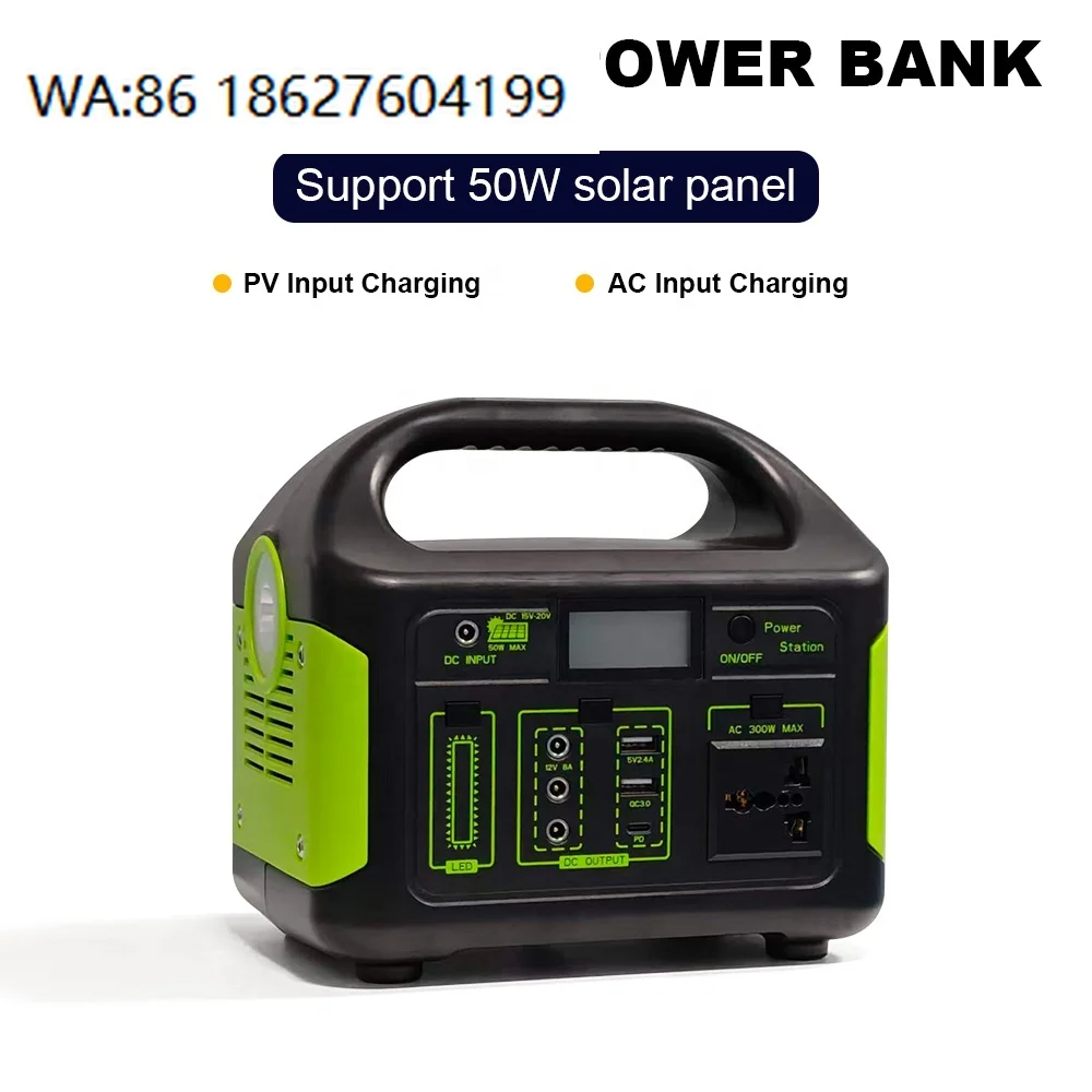 350W Renewable Energy Solar Generator, LiFePO4 Battery Portable Station, Outdoor Camping Multifunctional Power Supply
350W Renewable Energy Solar Generator, LiFePO4 Battery Portable Station, Outdoor Camping Multifunctional Power Supply