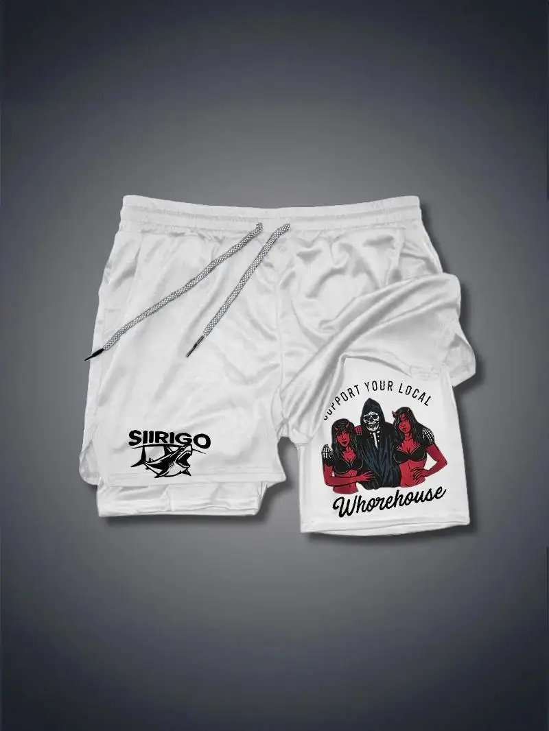 Новые летние модные шорты с принтом черепа, двухслойные шорты, быстросохнущие спортивные шорты и пляжные мужские шорты, шорты
Новые летние модные шорты с принтом черепа, двухслойные шорты, быстросохнущие спортивные шорты и пляжные мужские шорты, шорты