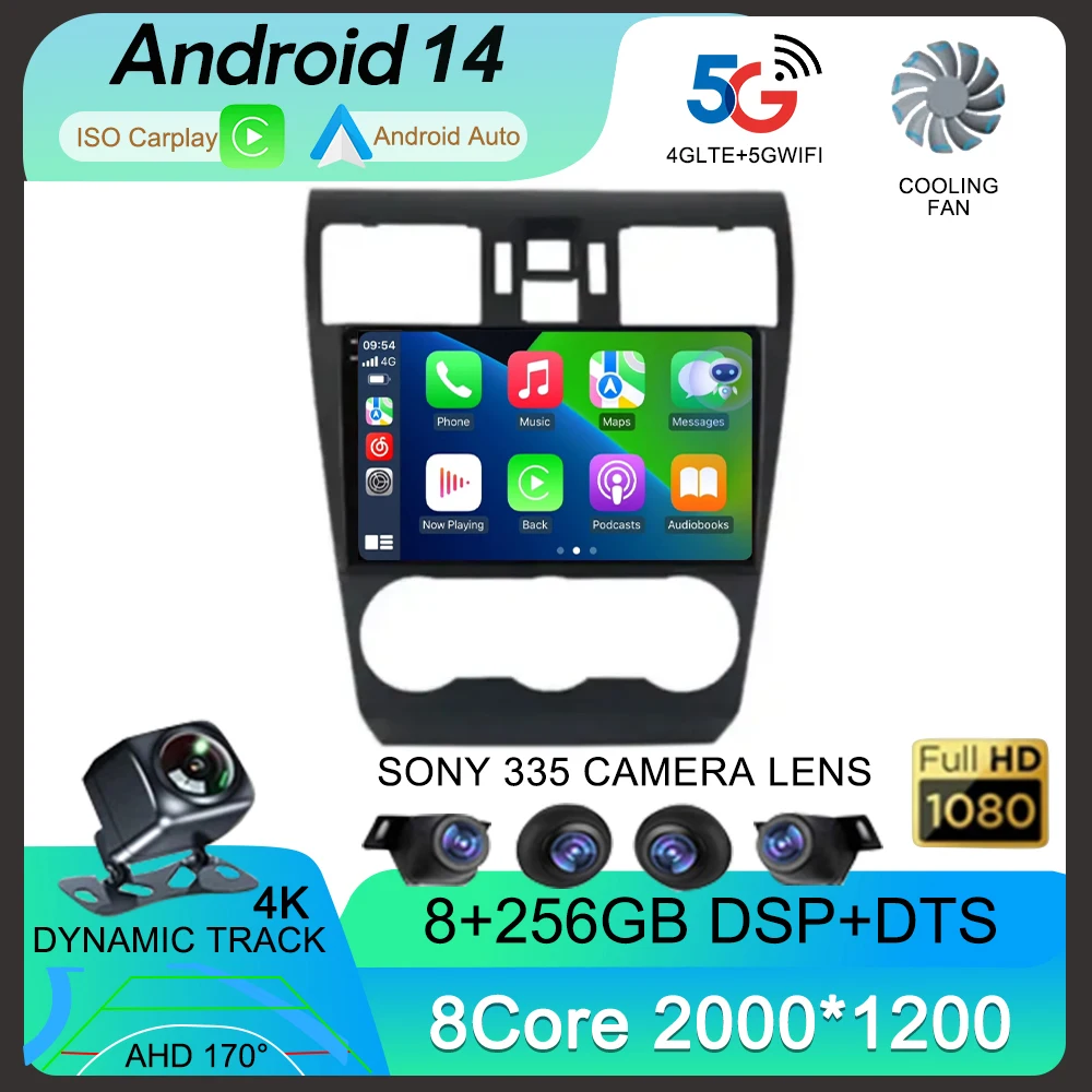 9 Inch Android 14 DSP QLED Screen For Subaru Forester 4 SJ 2016 - 2021 Car Player Stereo GPS Navigation Multimedia Radio Video
9 Inch Android 14 DSP QLED Screen For Subaru Forester 4 SJ 2016 - 2021 Car Player Stereo GPS Navigation Multimedia Radio Video