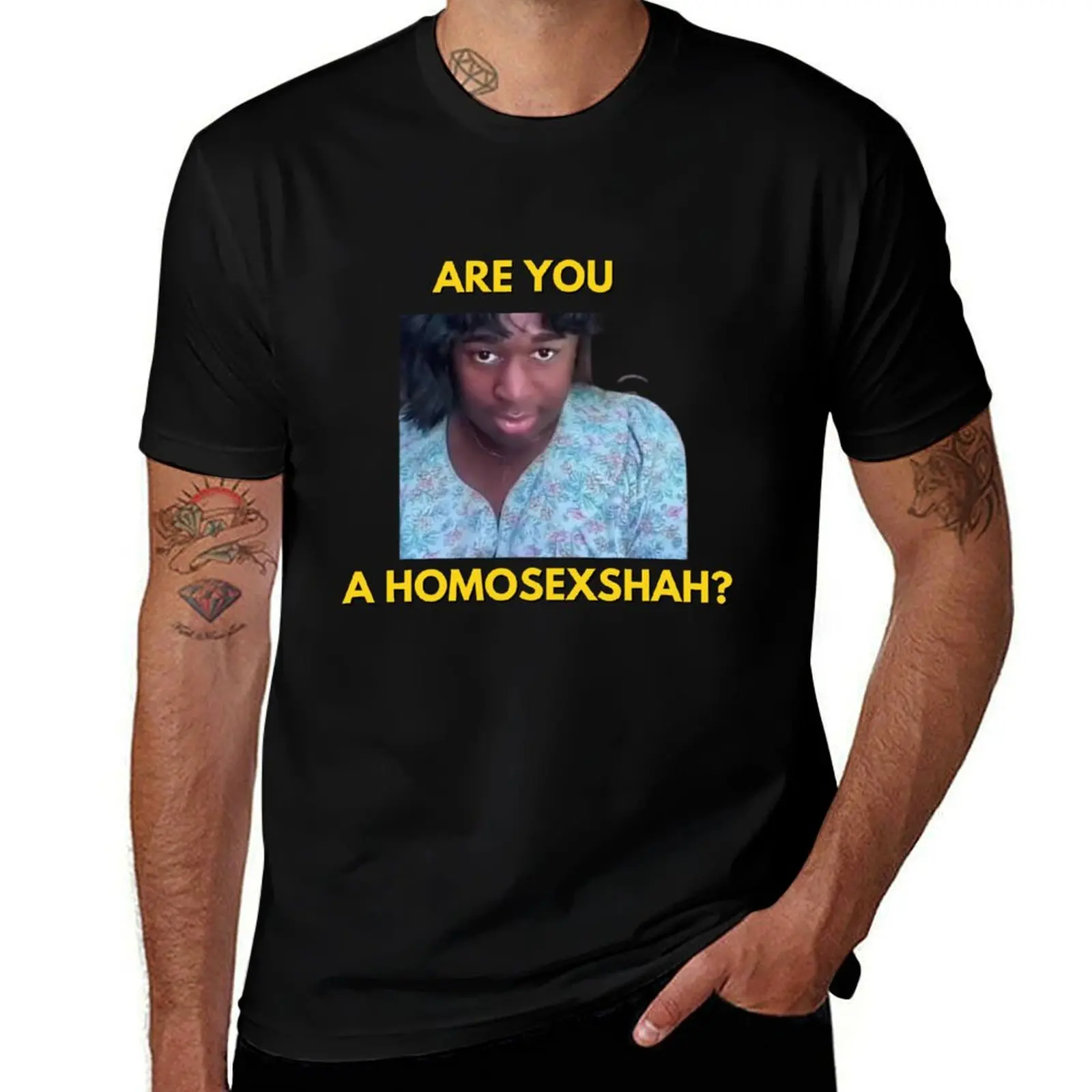 Psyiconic terri joe t shirt are you a homosexshah terri joe meme Tee T-Shirt Plus Size Non-Shrink T-Shirt
Psyiconic terri joe t shirt are you a homosexshah terri joe meme Tee T-Shirt Plus Size Non-Shrink T-Shirt