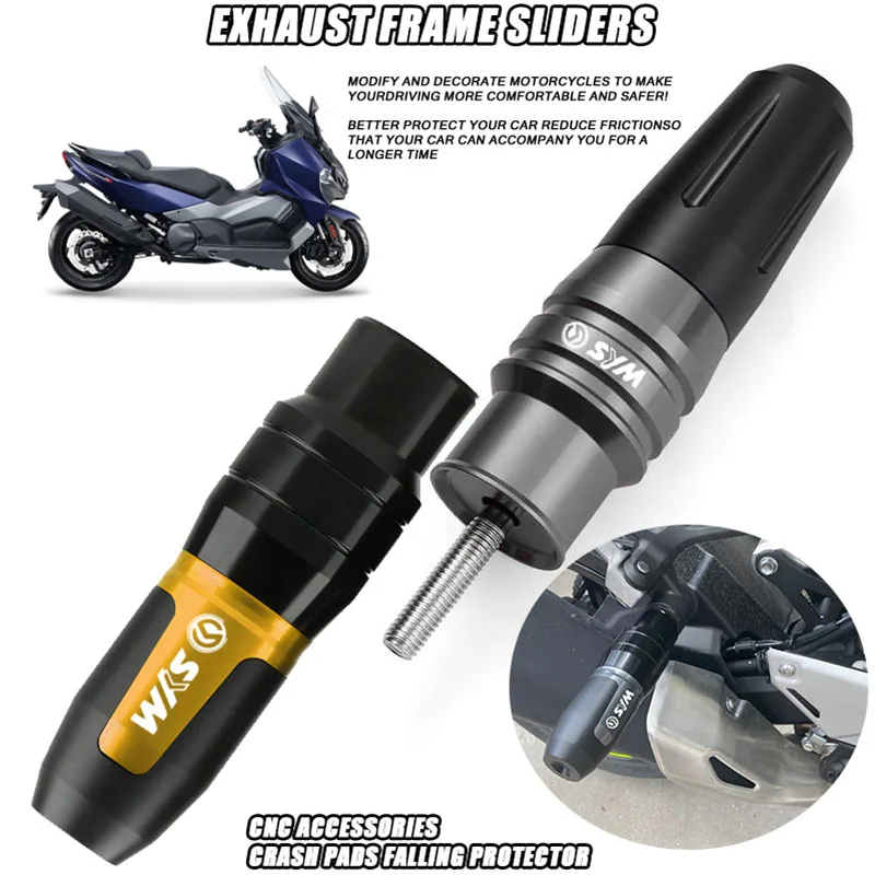 For SYM CRUISYM300 GTS300i JOYMAX Z300 Z 300 Motorcycle CNC Aluminum Crash Pads Exhaust Sliders Crash Protector With logo
For SYM CRUISYM300 GTS300i JOYMAX Z300 Z 300 Motorcycle CNC Aluminum Crash Pads Exhaust Sliders Crash Protector With logo