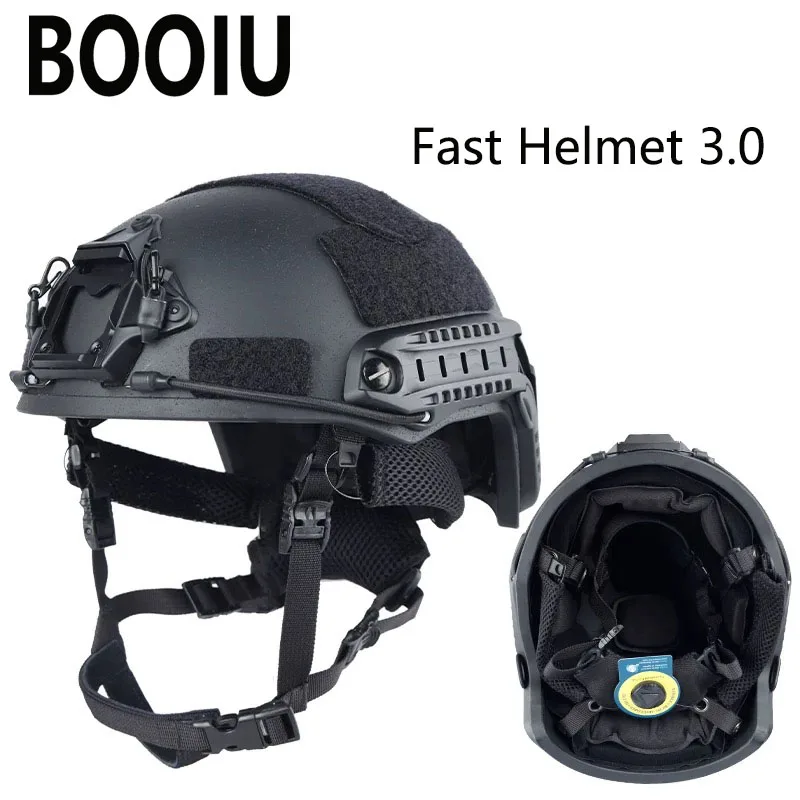 BOOIU Fast Tactical Helmet Kevlar High-quality Ballistic ACH high Cut Wendy Suspended Floating Pad Helmet Outdoor Hunting
BOOIU Fast Tactical Helmet Kevlar High-quality Ballistic ACH high Cut Wendy Suspended Floating Pad Helmet Outdoor Hunting