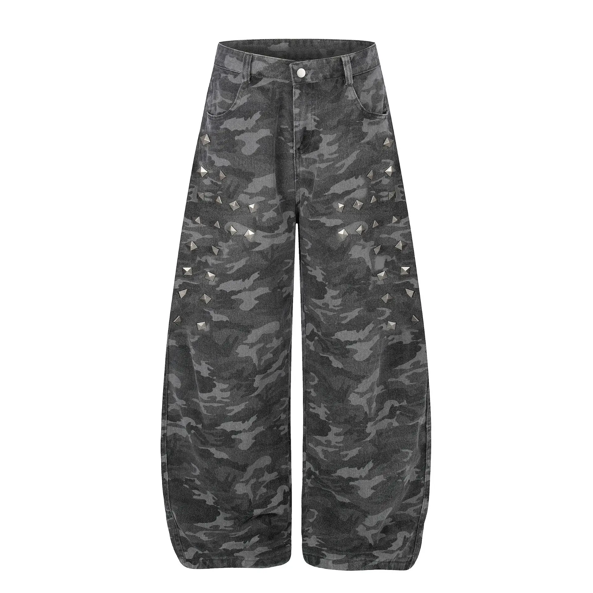 Men's Fashion Vibe Style Hip Hop Jeans Pants With Rivets High Street Loose Fit Camouflage Y2K Denim Trousers Streetwear Punk
Men's Fashion Vibe Style Hip Hop Jeans Pants With Rivets High Street Loose Fit Camouflage Y2K Denim Trousers Streetwear Punk