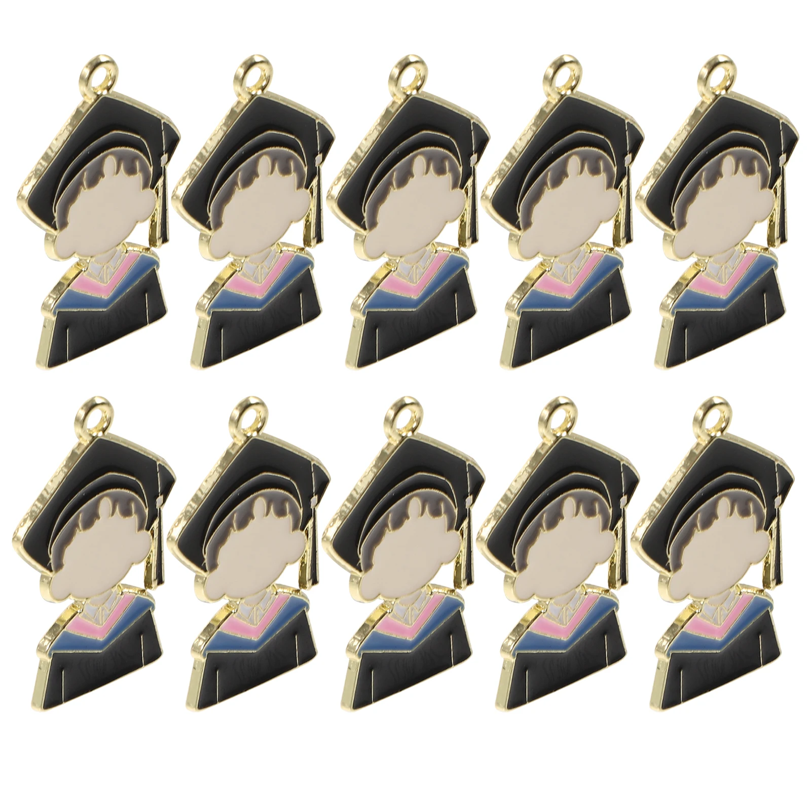 10pcs Earrings Graduation Charms Decorative Pendant DIY Keychain Jewelry Accessories Crafts Non Fading
10pcs Earrings Graduation Charms Decorative Pendant DIY Keychain Jewelry Accessories Crafts Non Fading