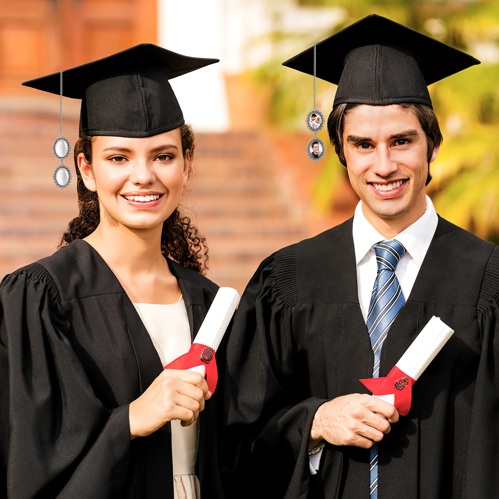 2Pcs Photo Charms Alloy Pendant Settings DIY Graduation Hat Decor for Graduation Party Gift Keepsake Supplies
2Pcs Photo Charms Alloy Pendant Settings DIY Graduation Hat Decor for Graduation Party Gift Keepsake Supplies