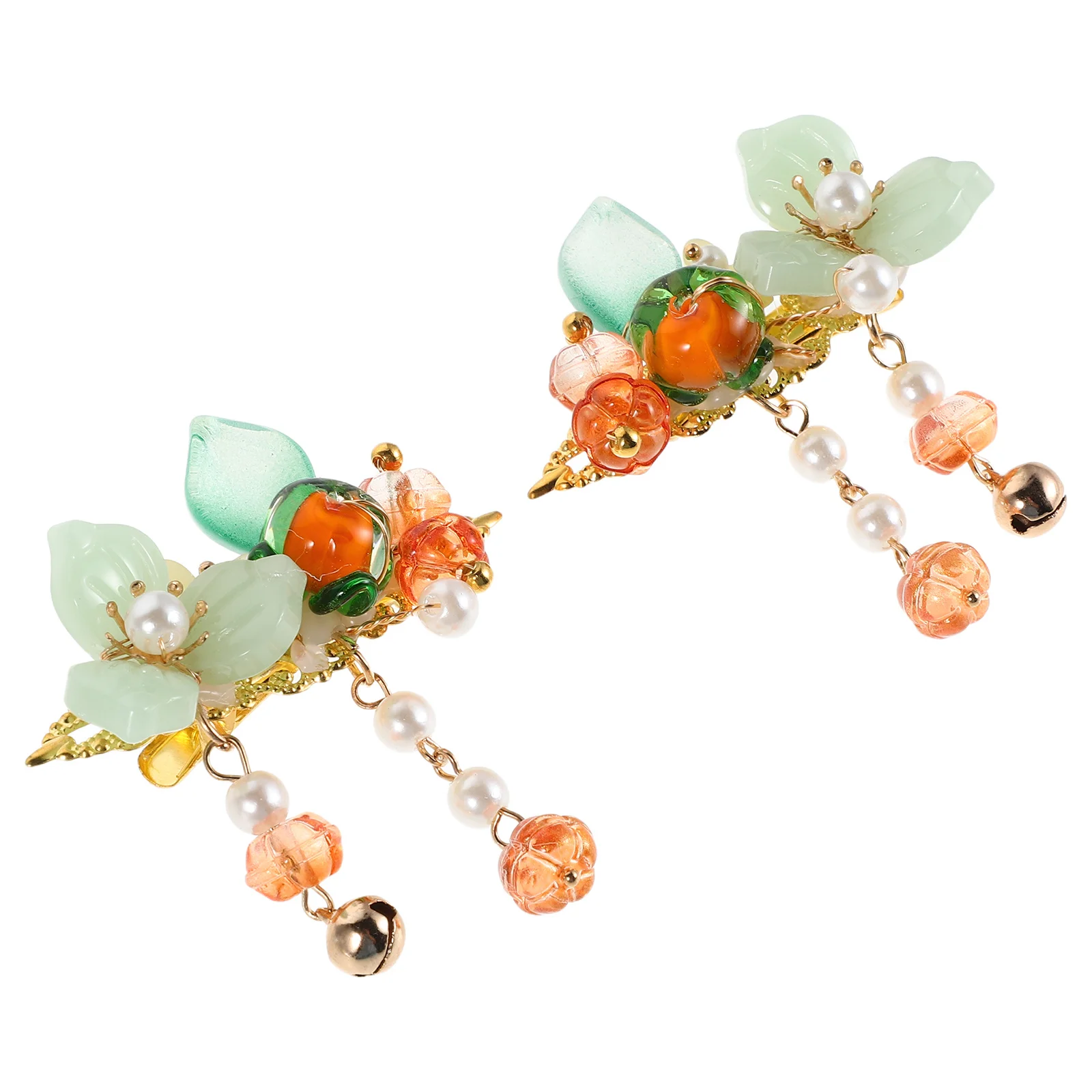 Pumpkin Persimmon Hair Clips Ancient Style Fruit Hairpins Lightweight Floral Headdress For Women Thanksgiving Wedding
Pumpkin Persimmon Hair Clips Ancient Style Fruit Hairpins Lightweight Floral Headdress For Women Thanksgiving Wedding