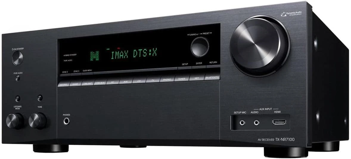TX-NR7100 9.2-Channel 8K/4K Network A/V Receiver, 220W Per Channel at 6 Ohms
TX-NR7100 9.2-Channel 8K/4K Network A/V Receiver, 220W Per Channel at 6 Ohms
