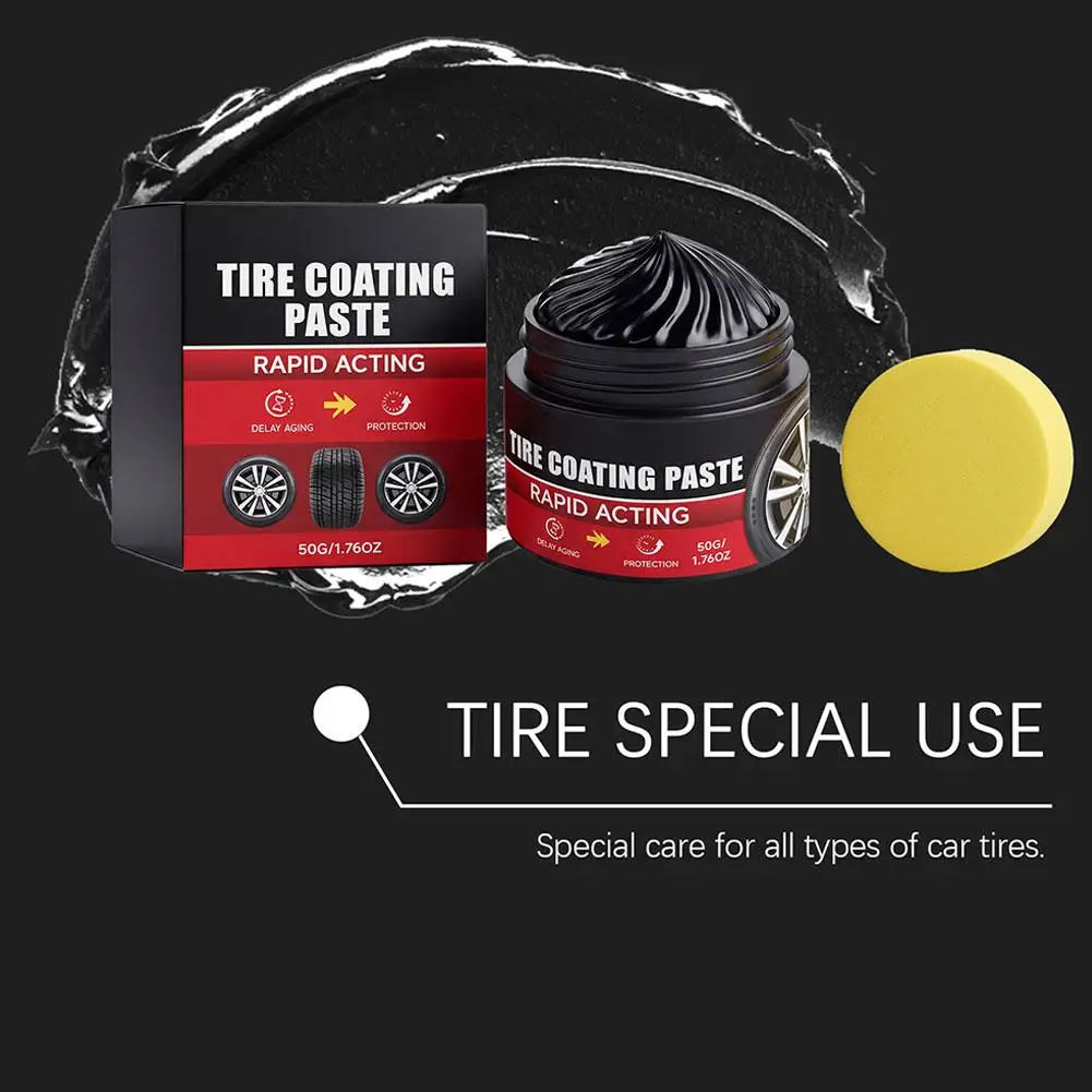 Car Tire Polishing Paste, Auto Tire Renovation Care Cream UV Protection Anti-Oxidation Brightening Cleaner
Car Tire Polishing Paste, Auto Tire Renovation Care Cream UV Protection Anti-Oxidation Brightening Cleaner