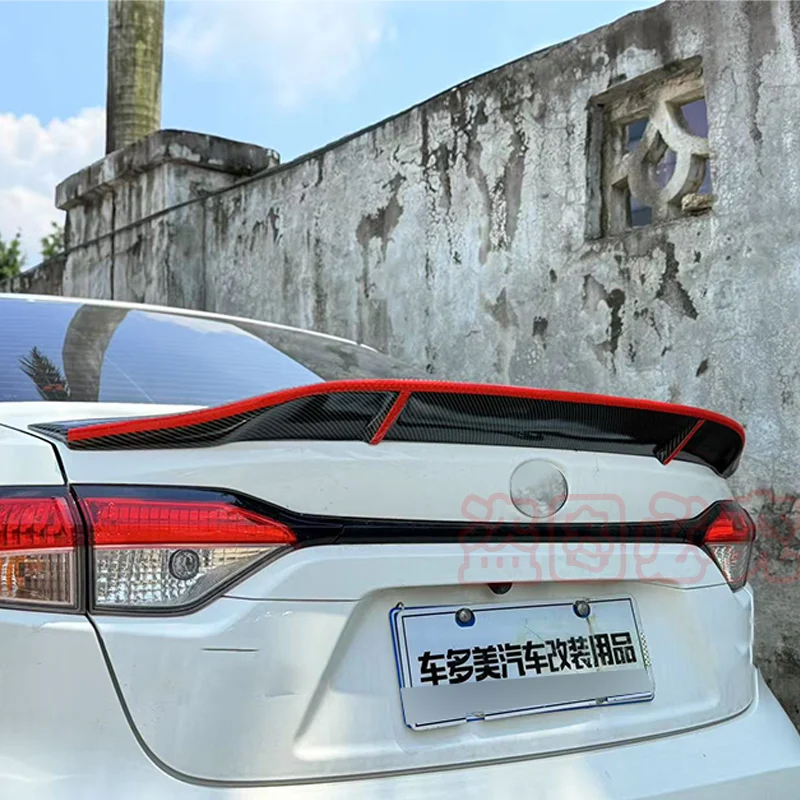 For 2019-2024 Toyota Corolla rear trunk lid trunk spoiler wing adjustment external accessories Carbon Fiber material R style
For 2019-2024 Toyota Corolla rear trunk lid trunk spoiler wing adjustment external accessories Carbon Fiber material R style